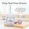 HIC Harold Import Co. HIC Kitchen Old Fashioned Onion Chopper, 18/8 Stainless Steel Plain Edge Blades