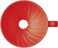 Hario Ceramic V60 Size 02 Coffee Dripper, Direct Brewing into a server, Professional Pour Over Brewer for 2-4 Cups - Red