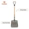 Truper 33116 Tru Pro General Purpose Shovel with D-Handle, 36-Inch
