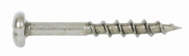 General Tools Phillips Square Drive Pan Head, Self-Tapping Pocket Hole Screws, 1-1/4 Inch, 100-Pack, Coarse Thread