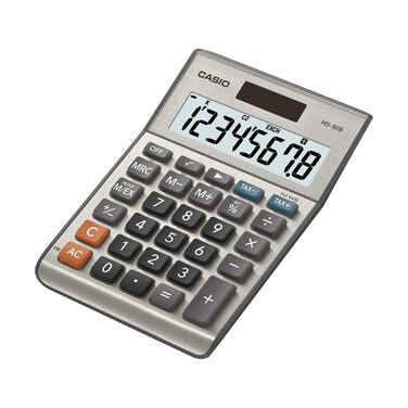 Casio MS-80B Standard Function Desktop Calculator,Black