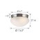 Design House 511576 Millbridge 1 Light Ceiling Light, Satin