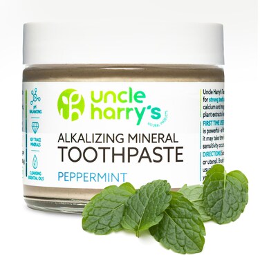 Uncle Harry's HARRY Peppermint Toothpaste, 2 OZ