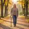 NOVA Heavy Duty Walking Cane Offset Handle