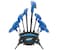 Park Tool PH-1.2 P-Handled Hex Wrench Set with Holder Tool, Blue