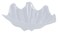 Winco PSBW-5W Shell Bowls, 5-Quart, Pearl,White,Medium