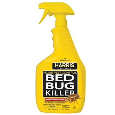 Harris Bed Bug Killer, Liquid Spray with Odorless and Non-Staining Formula (32oz)