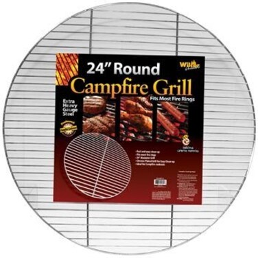 Firering Grill Grid Round Campfire for Fire Rings 24-inch