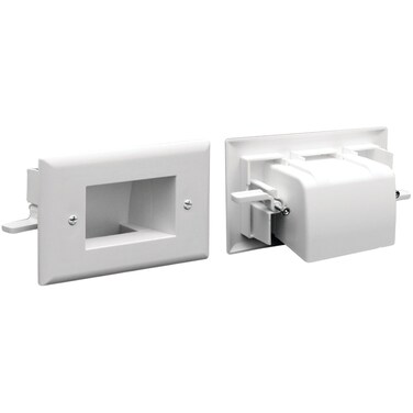 DATA COMM Electronics 50-3338-WH-KIT Easy-Mount Cable Organizer Kit