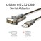 Plugable USB to Serial Adapter Compatible with Windows, Mac, Linux (RS-232DB9 DTE Male Connector, Prolific PL2303HX Rev. D Chipset)