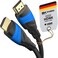KabelDirekt &ndash; 8K &amp; 4K HDMI Cable &ndash; 2m &ndash; German Flexcore Technology