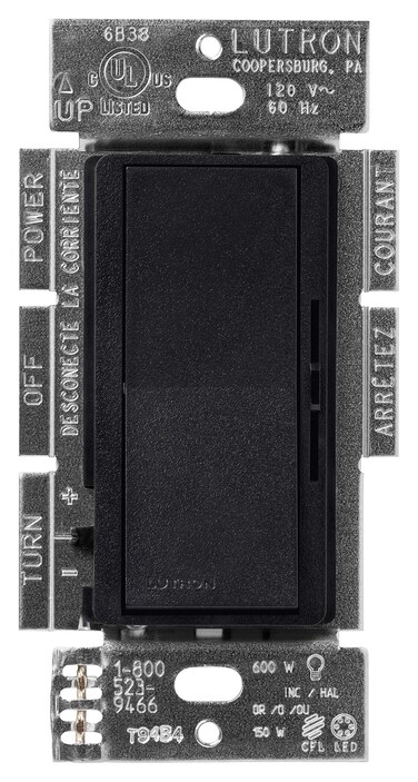 Lutron DVSCCL-153P-MN LED+ Dimmer Switch, 1 Pack, Midnight