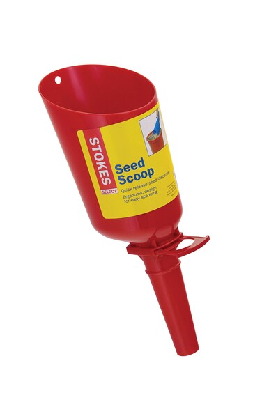 More Birds Quick Release Seed Scoop, Seed Dispenser, 1.33 lb Seed Capacity