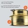 Esbit Brass Alcohol Burner Camping Stove with Variable Temperature Control, One Size