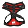 Puppia Authentic RiteFit Harness with Adjustable Neck, Red, Small