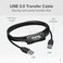Plugable USB 2.0 Transfer Cable, Unlimited Use, Transfer Data Between 2 Windows PC's, Compatible with Windows 10, 8.1, 8, 7, Vista, XP, Bravura Easy Computer Sync Software Included