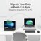 Plugable USB 2.0 Transfer Cable, Unlimited Use, Transfer Data Between 2 Windows PC's, Compatible with Windows 10, 8.1, 8, 7, Vista, XP, Bravura Easy Computer Sync Software Included