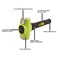 Wilton 20212 BASH Sledge Hammer with 2.5 lb. Head and 12-Inch Handle