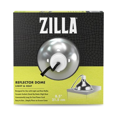Zilla Silver Reflector Domes 8.5 Inches