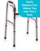 Essential Medical Supply ' Replacement Walker/Commode Tips, Black, 1'''