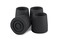 Essential Medical Supply ' Replacement Walker/Commode Tips, Black, 1'''