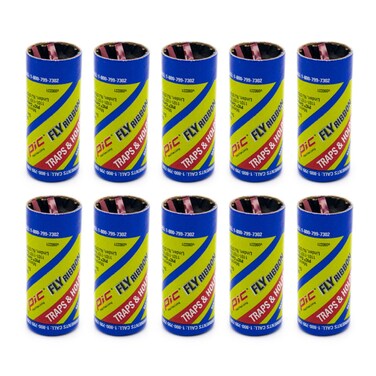 PIC FR10B Sticky Fly Ribbons, 10-Pack