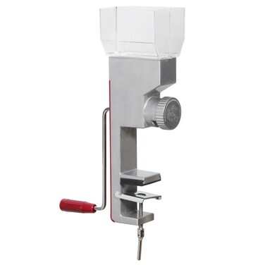 KITCHEN CROP Deluxe Grain Mill, small, Silver, VKP1024