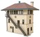 Cornerstone Walthers HO Scale ATSF Interlocking Tower Structure Kit