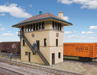 Cornerstone Walthers HO Scale ATSF Interlocking Tower Structure Kit