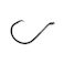 Gamakatsu Circle Offset Point Octopus Hook-Pack Of 25 (Black)