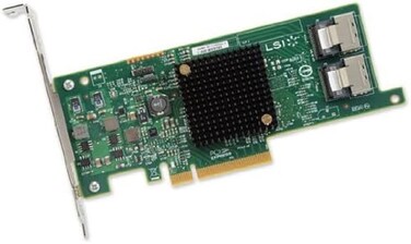 LSI Logic Broadcom 8 Port 6Gbps SAS 9207-8i SGL PCI-E Host Bus Adaptor