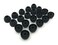 JustEarbuds 10 Pairs Medium Silicone Replacement Ear Buds Tips - Black