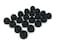 JustEarbuds 10 Pairs Medium Silicone Replacement Ear Buds Tips - Black