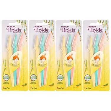 TINKLE Eyebrow Razor - 12 Pieces, basic, (Pack of 1)