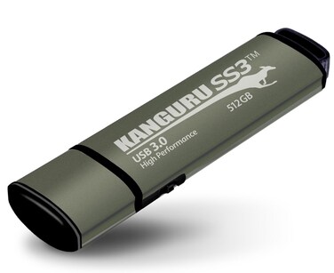 Kanguru Solutions 32 GB SS3 Flash Drive USB 3.0 with Write-Protect (KF3WP-32G)