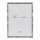 Lawrence Frames Bamboo Design Metal Frame, 5x7, Silver