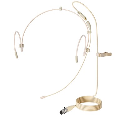 J K Pro Earhook Headworn Headset Microphone JK MIC-J 071S for Shure Wireless Transmitter
