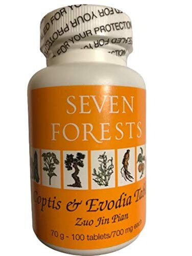 Seven Forests Coptis/Evodia 100 Tablets