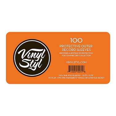 Vinyl Styl Vinyl Styl Protective Outer Record Sleeves - 100 Pack