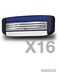 Dorco Pace 3- Three Razor Blade Shaving System- Value Pack &acirc;&euro;&ldquo; 16 Cartridges (No Handle)