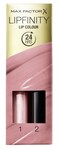 Max Factor Lipfinity Lip Colour Lipstick, 2-Step Long Lasting, 350 Essential Brown, 2.3 ml