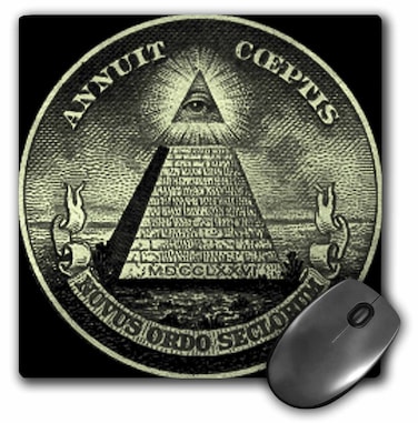 3dRose Illuminati Mouse Pad (mp_149768_1)