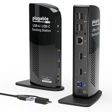 Plugable USB 3.0 Universal Docking Station for Laptop