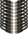 iMBAPrice 3' Cat5e Network Ethernet Patch Cable, 10 Pack, Black (IMBA-CAT5-03BK-10PK)