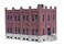 Walthers SceneMaster Cornerstone Sm Brick Office Building