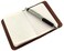 Rustic Ridge Leather Refillable Pocket Notebook - Mini Composition Cover - Fits Standard 4.5 x 3.25 Mini Composition Book