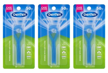 DenTek Floss Threaders   50-Count per pack   3-Pack