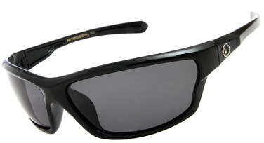 Nitrogen Men's Rectangular Sports Wrap 65mm Polarized Sunglasses