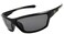 Nitrogen Men's Rectangular Sports Wrap 65mm Polarized Sunglasses