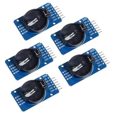 HiLetgo 5pcs DS3231 AT24C32 High Precision Clock Module IIC Module Memory Module Without Battery